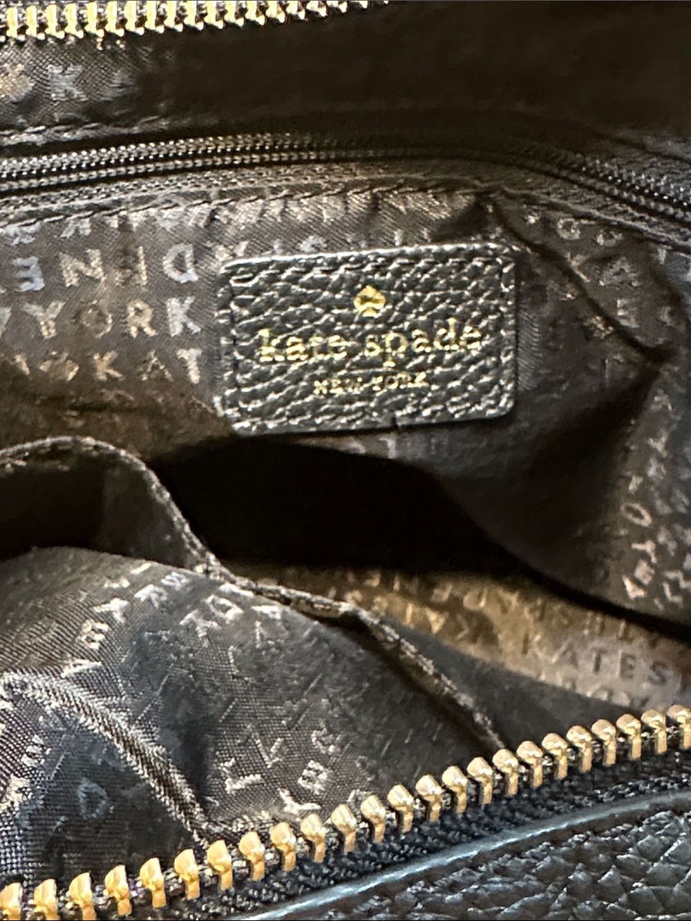 Kate Spade Black Pebbled Julianne Mulberry Street Leather Satchel - Picture 9 of 9